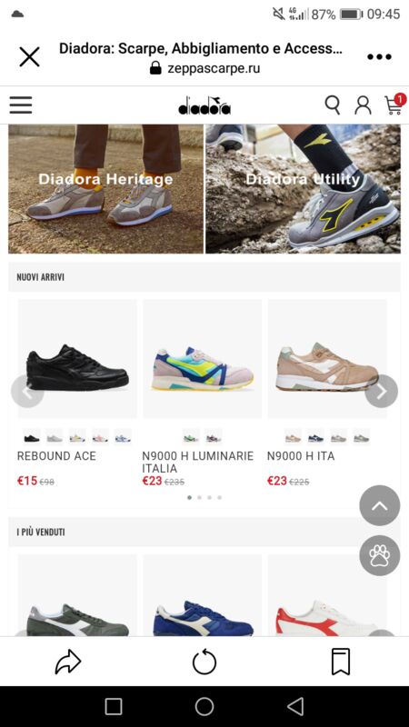 service1@b2cplay.com | 3342174689 | Diadora:scarpe,abbigliameto e accessori  | Truffa con Paypal | 4 commenti
