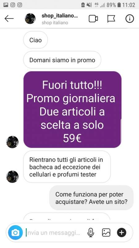 Shop italiano parallelo - moda mania shop | Social network truffa | 3  commenti