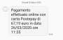 pagamento dalla carta postepay n.5333171031640481